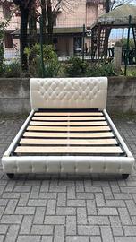 Letto matrimoniale in ecopelle