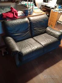 divano Busnelli in vera pelle