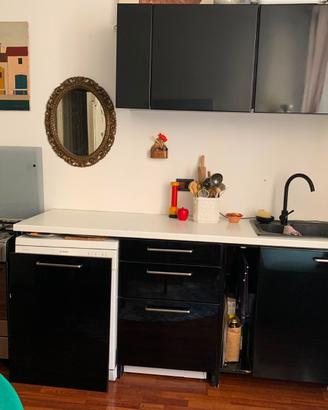 Cucina legno massello lineare