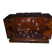 Antico orologio da camino pendolo rintocchi decó