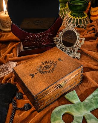 Scatola d'altare in legno Handcrafted 