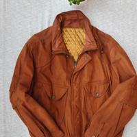 Giacca In vera Pelle -Vintage Made in Italy-TG 54