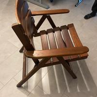 Sedie in legno da esterno