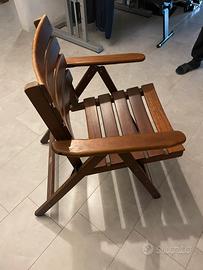 Sedie in legno da esterno