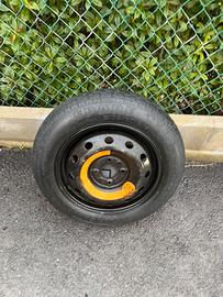 Ruotino fiat lancia alfa opel con kit attrezzi