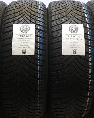 4 GOMME 215 60 17 GITI A67733