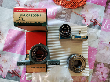 Lotto di cuscinetti e supporti assortiti