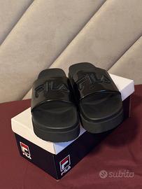 Ciabatte platform nere