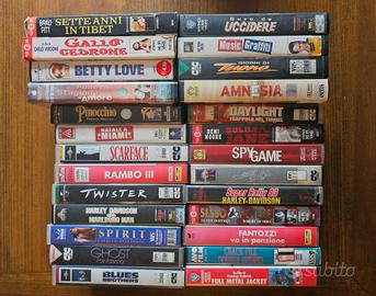 Lotto videocassette VHS film vari.