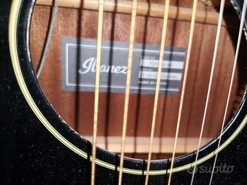 chitarra acustica ibanez con accordatore integrato