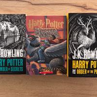 Set di 3 libri HARRY POTTER in lingua originale