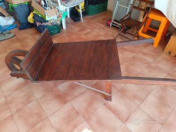 Carriola anni 50 ricostruita  