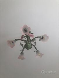 Lampadario e lampade da comò.