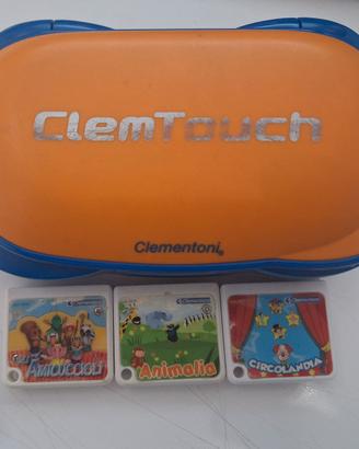 Clementoni ClemTouch + 3 cartucce giochi
