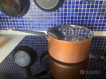 Agnelli Copper 3 casseruola 20 cm + coperchio