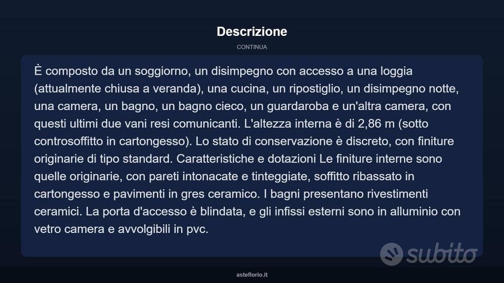 Appartamento – Reggio Emilia, Zona polifunzionale artigianale Roncina, Roncina - Altro