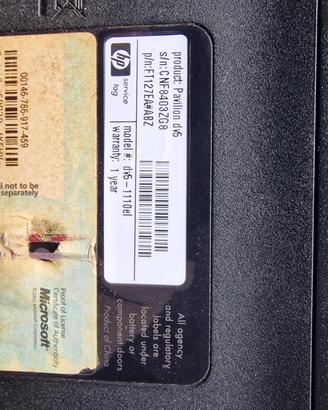 NOTEBOOK HP PAVILLION