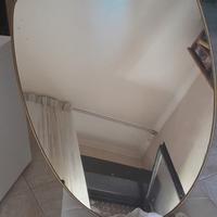 Consolle dorata con specchiera