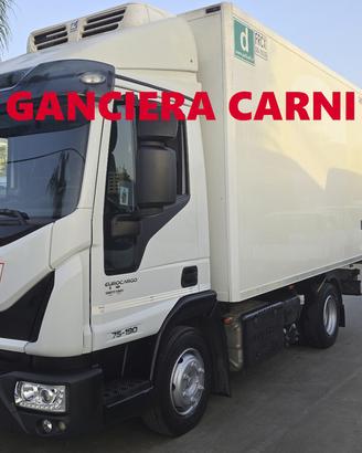 IVECO EUROCARGO 75-190 FRIGO TRASPORTO CARNE E GAN