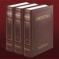 COSTANTINO I - Ed. lusso Treccani con monete