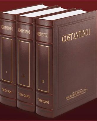 COSTANTINO I - Ed. lusso Treccani con monete