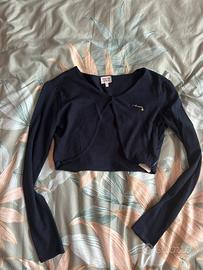 maglioncino blu bambina armani junior