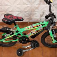 Bicicletta bambino/a Blaze tg 16" + rotelle