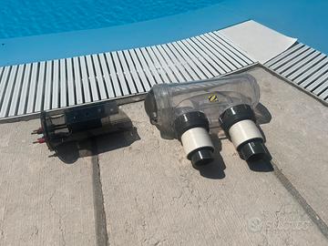 Cloratore Elettrodo Cella TRI + Corpo per la Cella