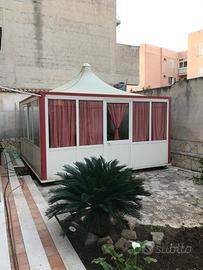 Gazebo in acciaio