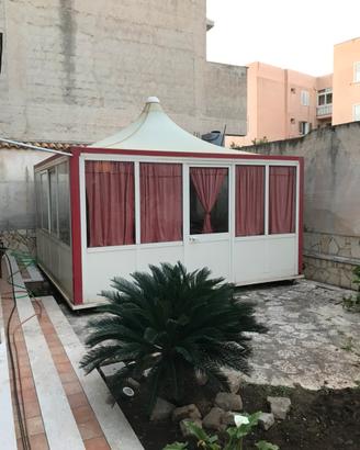 Gazebo in acciaio
