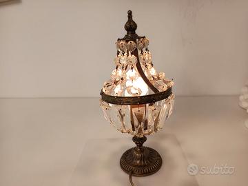 Abat jour singola vintage impero oro