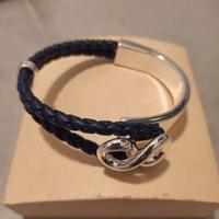 bracciale simbolo infinito argento cordoncino