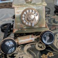 telefono in onice vintage