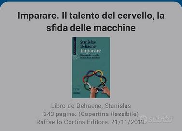 Imparare. Il talento del cervello, la sfida delle 