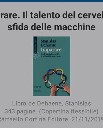 Imparare. Il talento del cervello, la sfida delle 