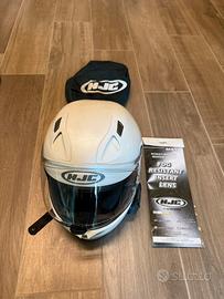 nuovissimo Casco HJC bianco taglia XS