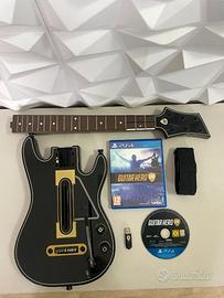 Guitar Hero Live PS4 completo chitarra ricevitore