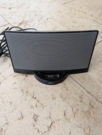 Cassa bose nera con alimentatore 