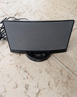 Cassa bose nera con alimentatore 