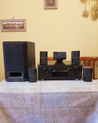 Impianto sorraund amplificatore più casse