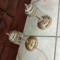 Lampadario con due bajour
