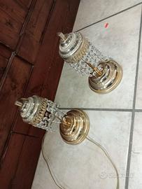 Lampadario con due bajour