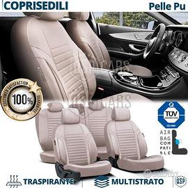 SET COPRISEDILI per AUDI A3 in PELLE Beige