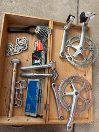Gurniture, pedivelle, pedali shimano, campagnolo