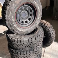 5 Cerchi Daytona 16X7 ET0 + Gomme BFGoodrich 235/7