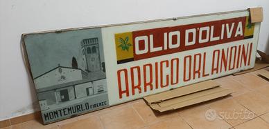 insegna drogheria alimentari anni 50 