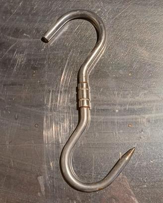 Gancio girevole in acciaio inox - H = 27 cm