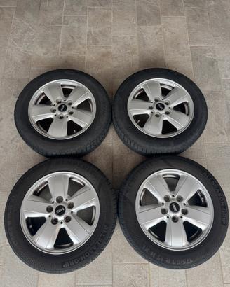 Cerchi mini cooper 15 pollici con pneumatici