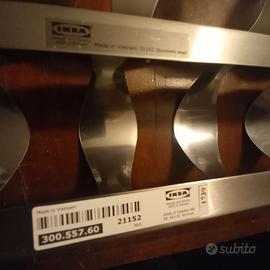 Portabottiglie a parete acciaio inox