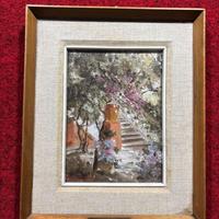 Alberto Picardi paesaggio dipinto olio su tavola